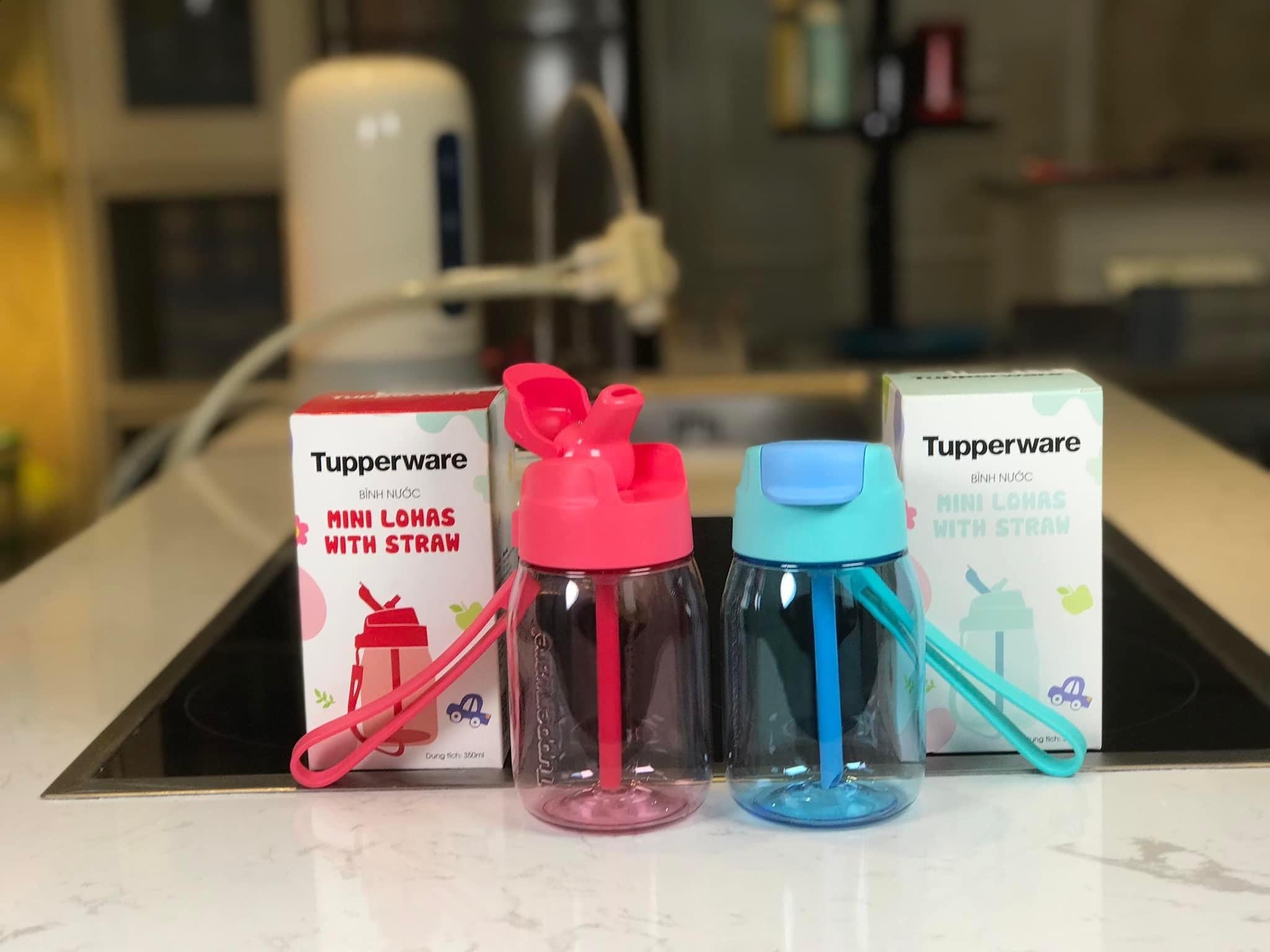 Bình Nước Mini Lohas with Straw-tupperware 350ml