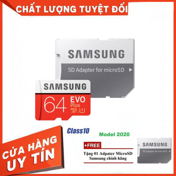 [Hãng Phân Phối Chính Thức] Thẻ Nhớ MicroSDXC Samsung EVO Plus U1 64GB 100MB/s MB-MC64H 2020 - Bảo Hành 5 Năm