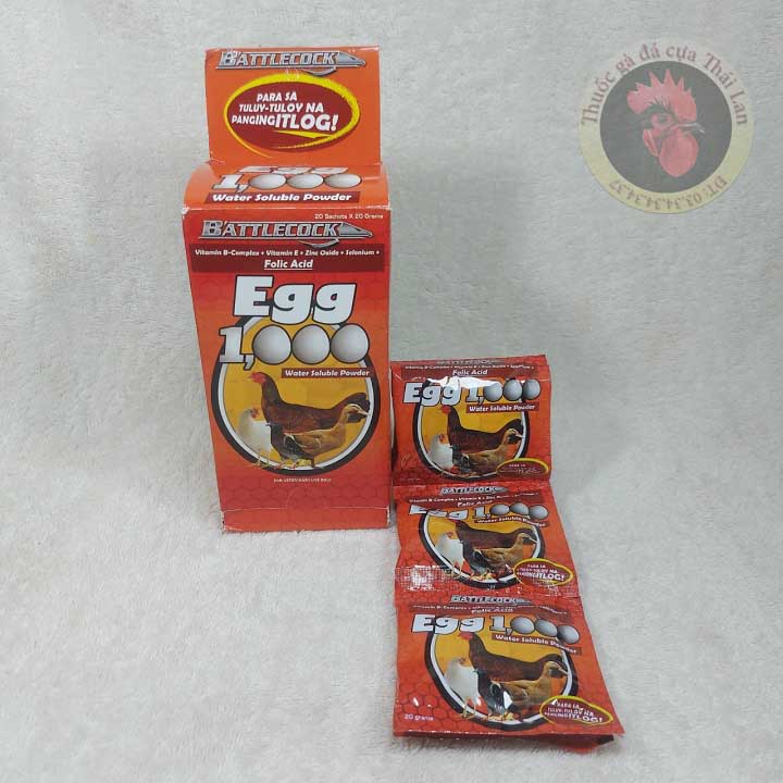 [HCM]siêu kích đẻ (EGG 1000) - dành cho gà mái đẻ (gói 20 gram)
