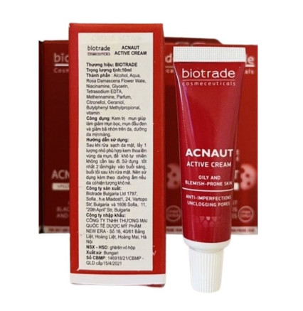 KEM GIẢM MỤN HOẠT TÍNH BIOTRADE ACNAUT ACTIVE CREAM 15ml