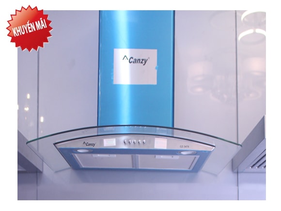 Máy hút mùi kính cong Canzy CZ 3470