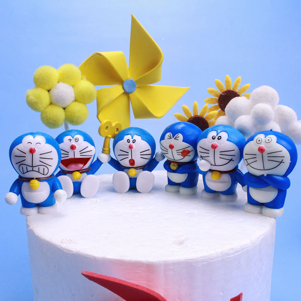 Set 6 mô hình Doraemon siêu cute-Mẫu 7