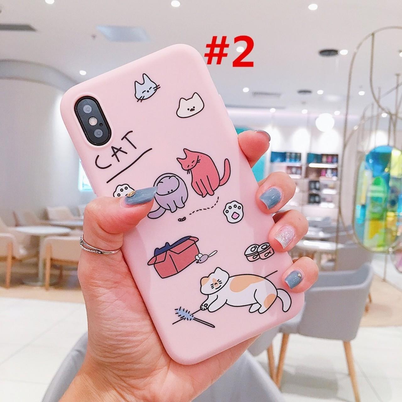 Ốp lưng dành cho Iphone dẻo hình mèo 11,11 pro,11 pro max,5,5s,6,6s,6 plus,6s plus,7,8,7 plus,8 plus,X,Xs,Xr,Xs Max-I09