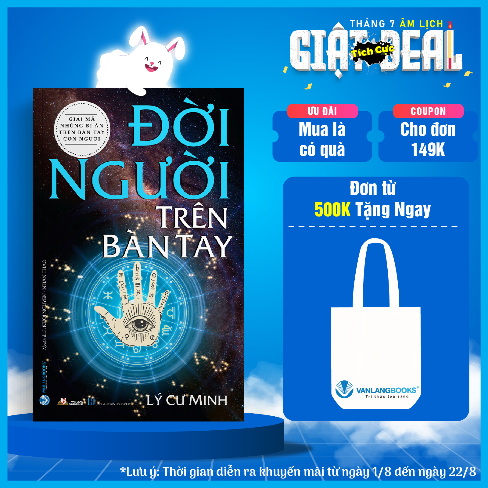 Sách đời người trên bàn tay - lý cư minh -vanlangbooks