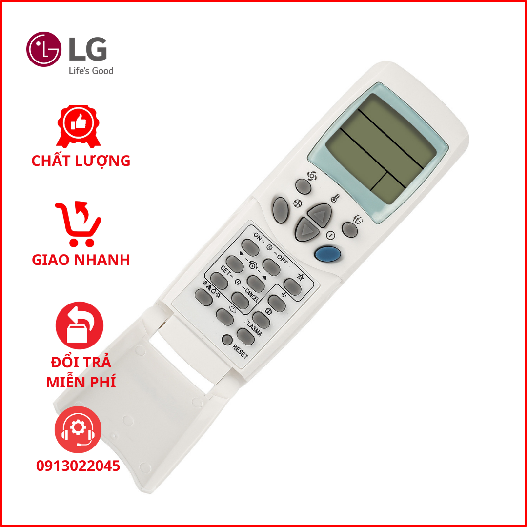 Điều khiển cho điều hòa LG (nắp mở)