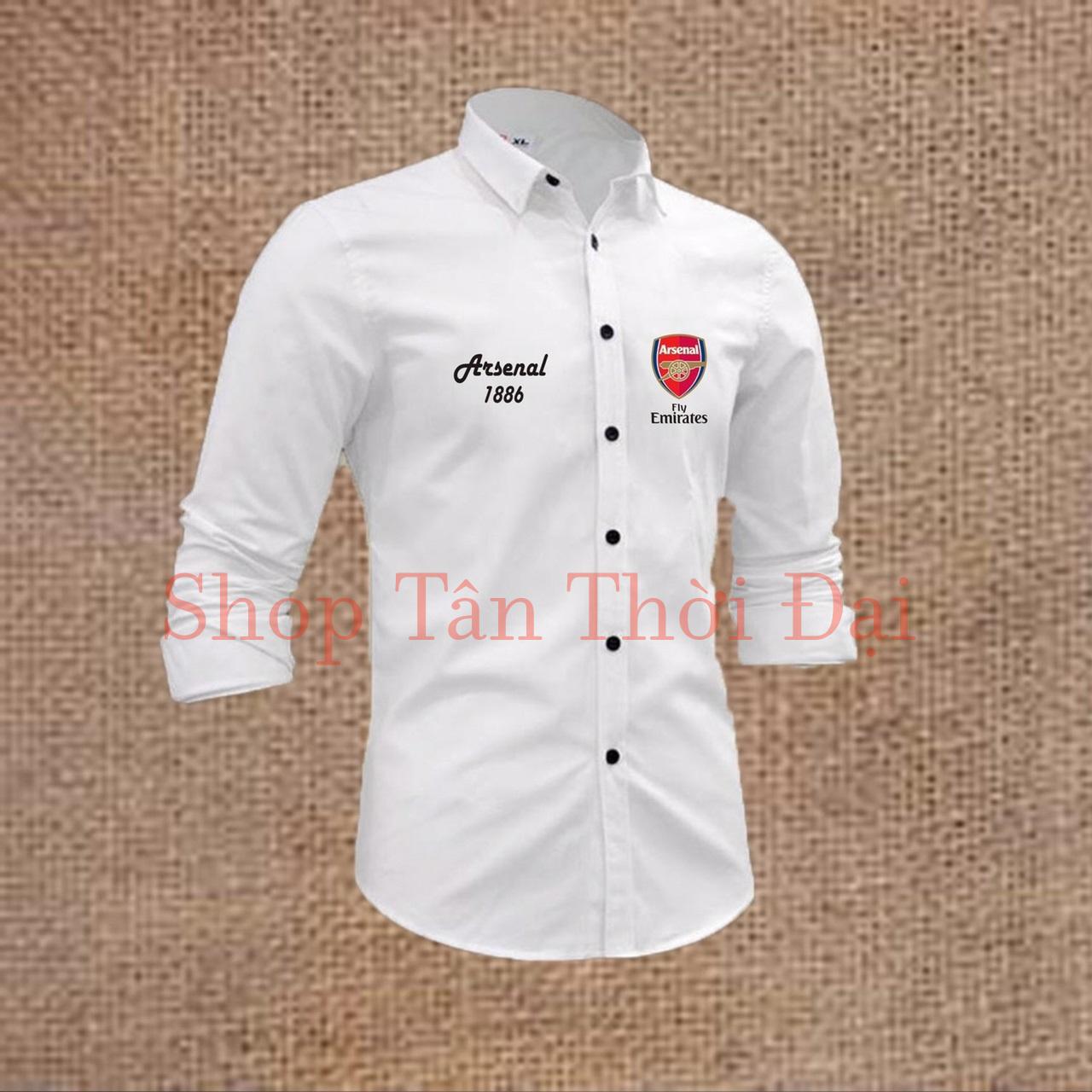 [HCM]ÁO SƠ MI NAM NỮ LOGO CLB BÓNG ĐÁ CỰC HOT