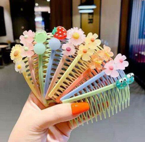 Sét 2 Xược tóc hoạt hình màu sắc đáng yêu cho bé