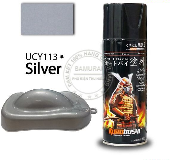 Ucy113 - sơn samurai ucy113 sơn lót màu bạc