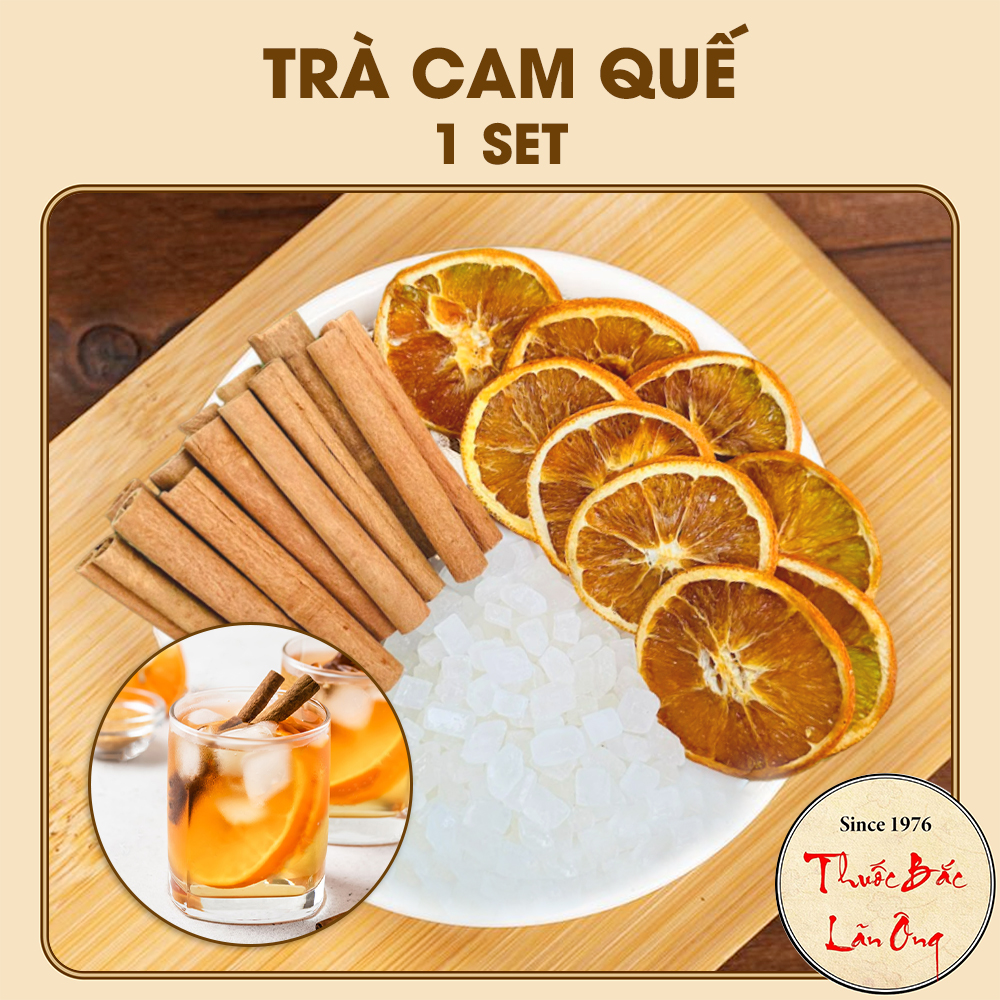 Trà cam quế sấy lạnh, giúp giữ ấm cơ thể, tăng đề kháng, giải cảm, đẹp da, chống lão hóa