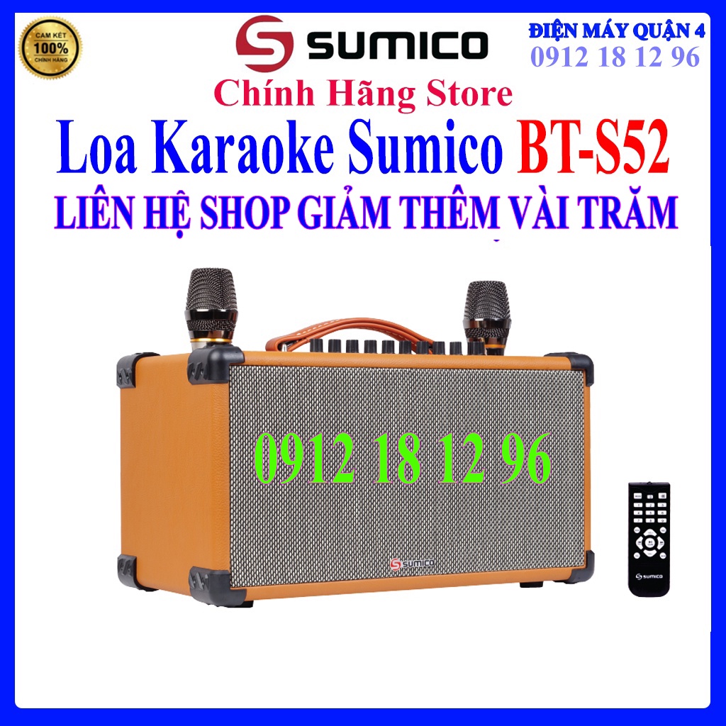 Loa Karaoke Sumico BT-S52 Sumico BT S52 - Hàng chính hãng - Mới 100%