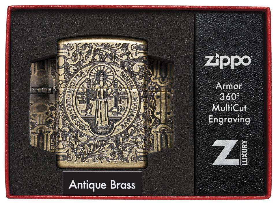 Hộp Quẹt Zippo St. Benedict Design 29719