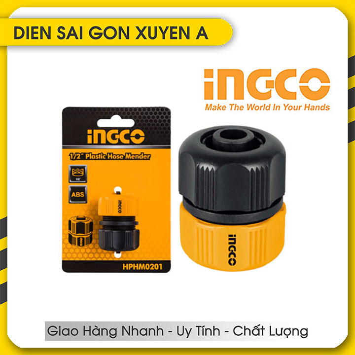 2 Đầu nối ống nước mềm Fi14 INGCO HPHM0201