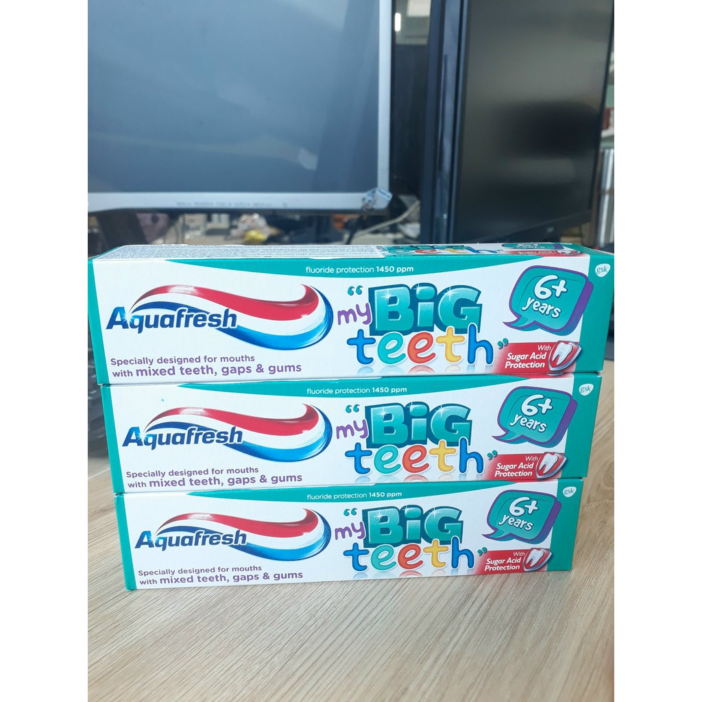 Aquafresh [Ho Chi Minh] my big teeth 6 + years 50ml toothpaste