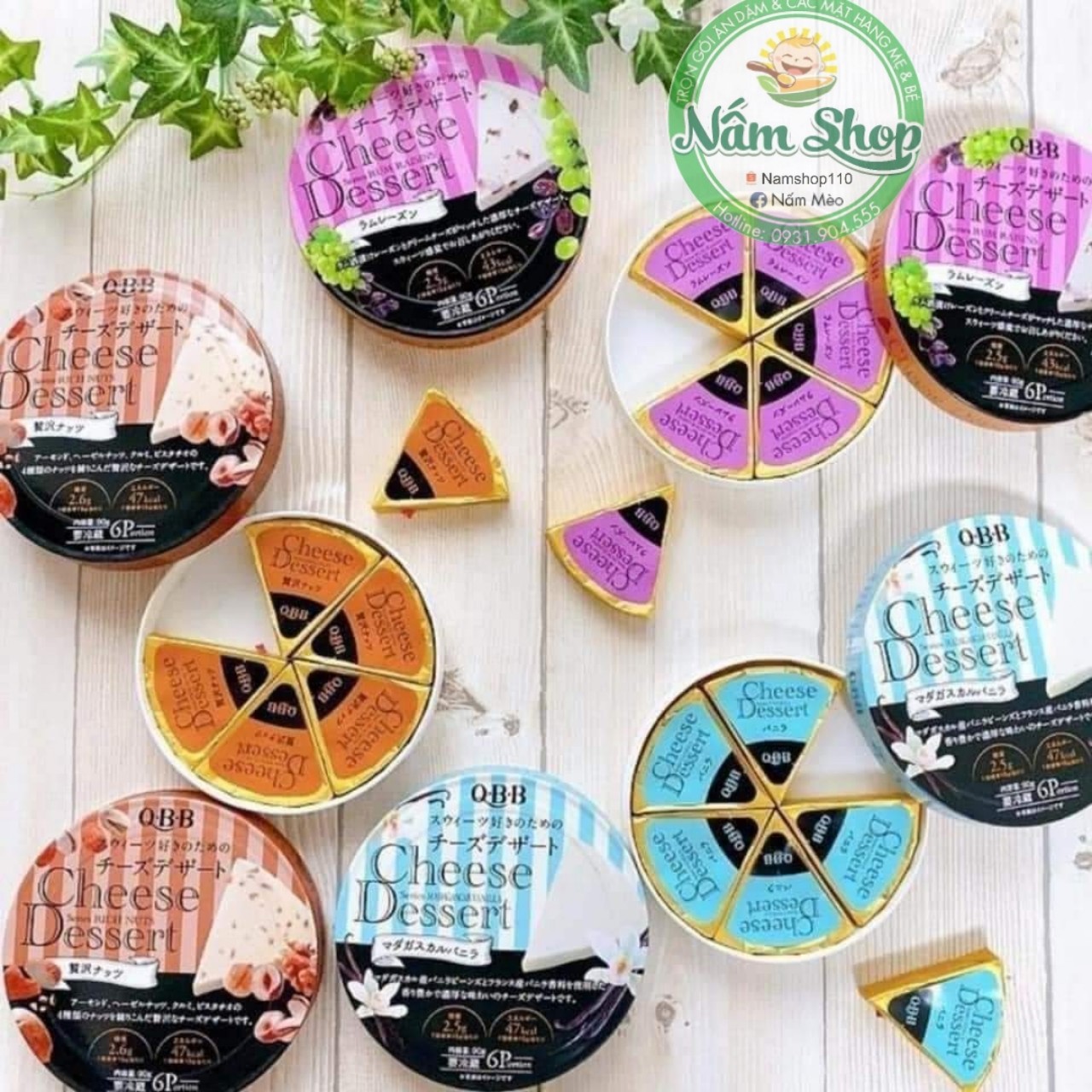 Phô mai trái cây BBQ Nhật Bản mix đủ vị