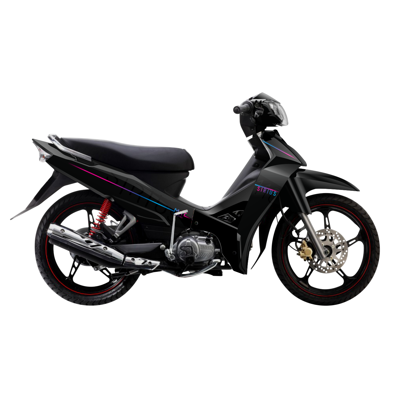 Tem Rời SIRIUS mẫu zin MAT SPECIAL 892652 (Tem Chế 3 Lớp Chống Phai Màu)