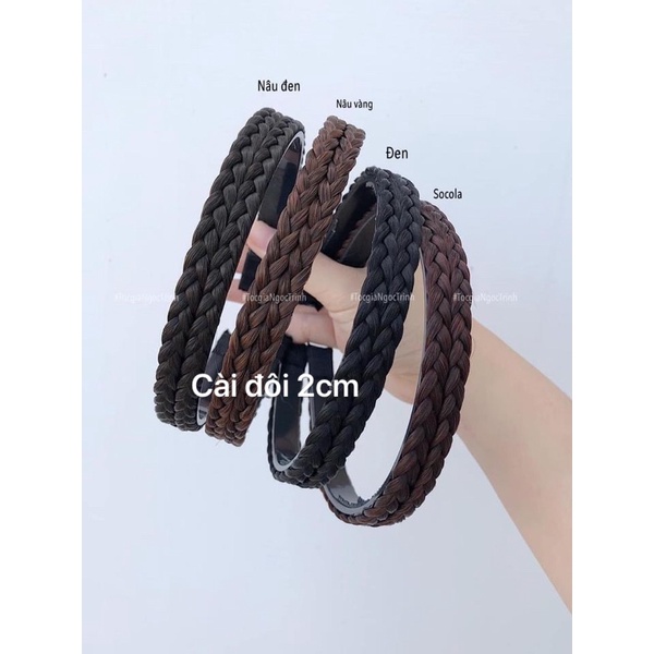 Cài Bờm Tóc Giả Tết Bính Rít To❤️Tóc Cài Cao Cấp