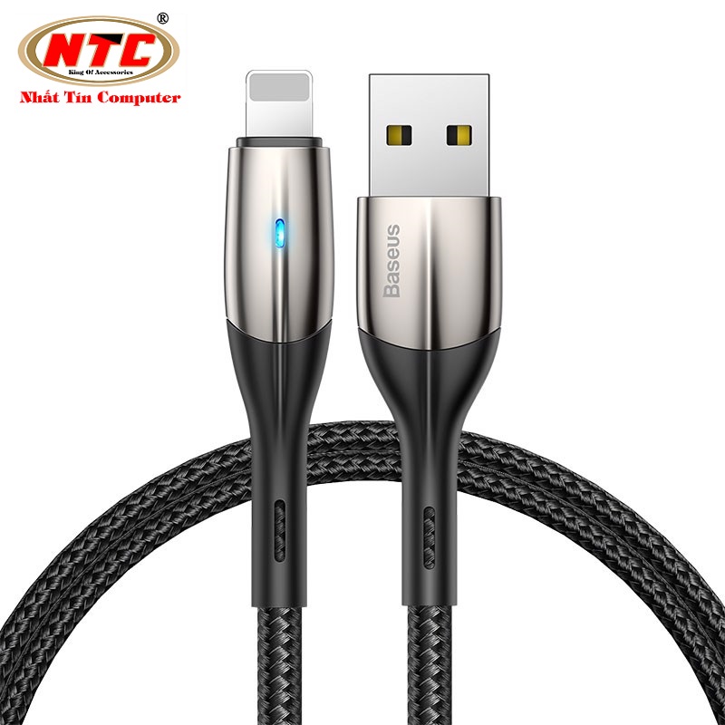 Cáp sạc và truyền dữ liệu lightning baseus calsp-c09 horizontal dài 1m / 2m max 2.4a phụ kiện 1986