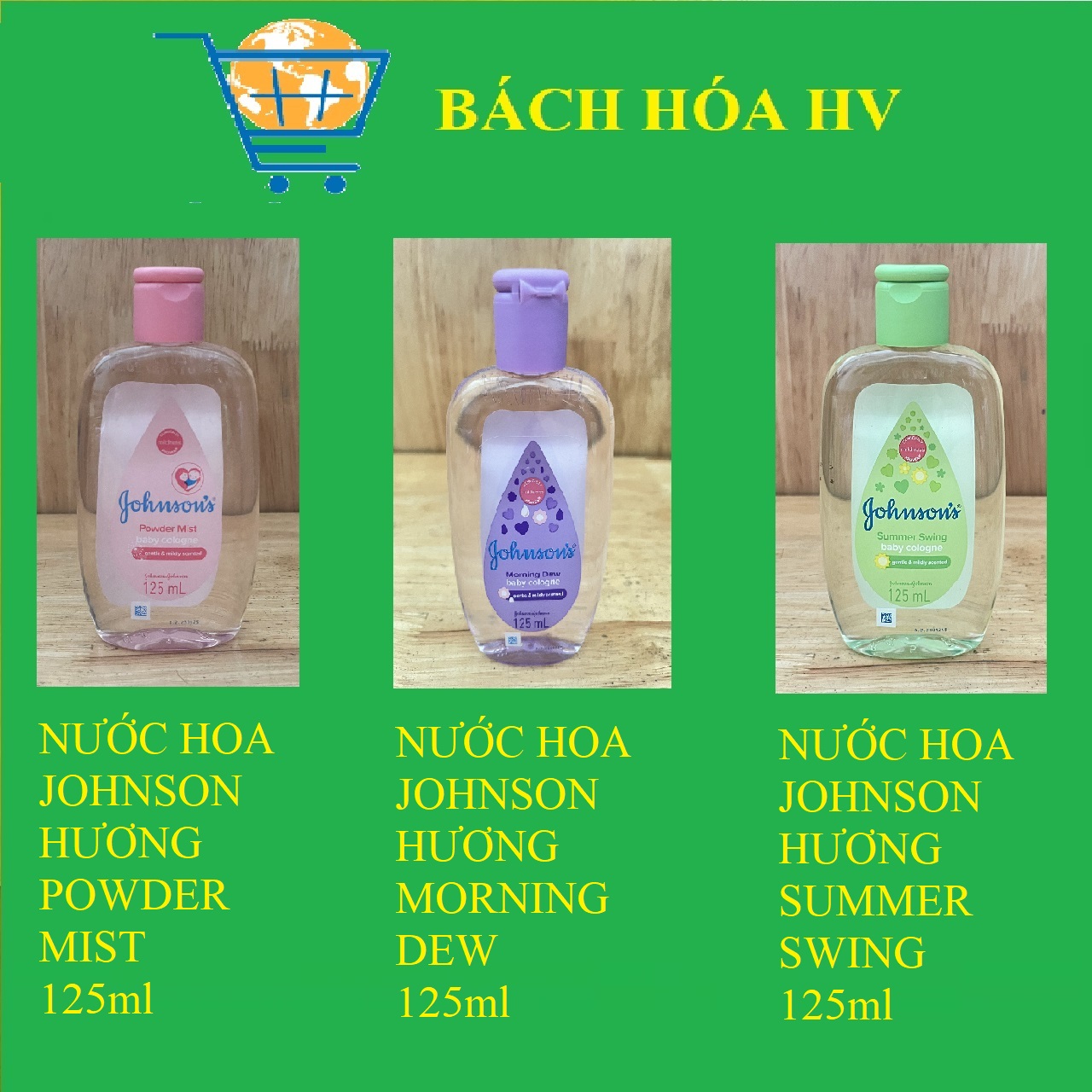 Nước hoa Johnson's 125ml - BACH HOA HV