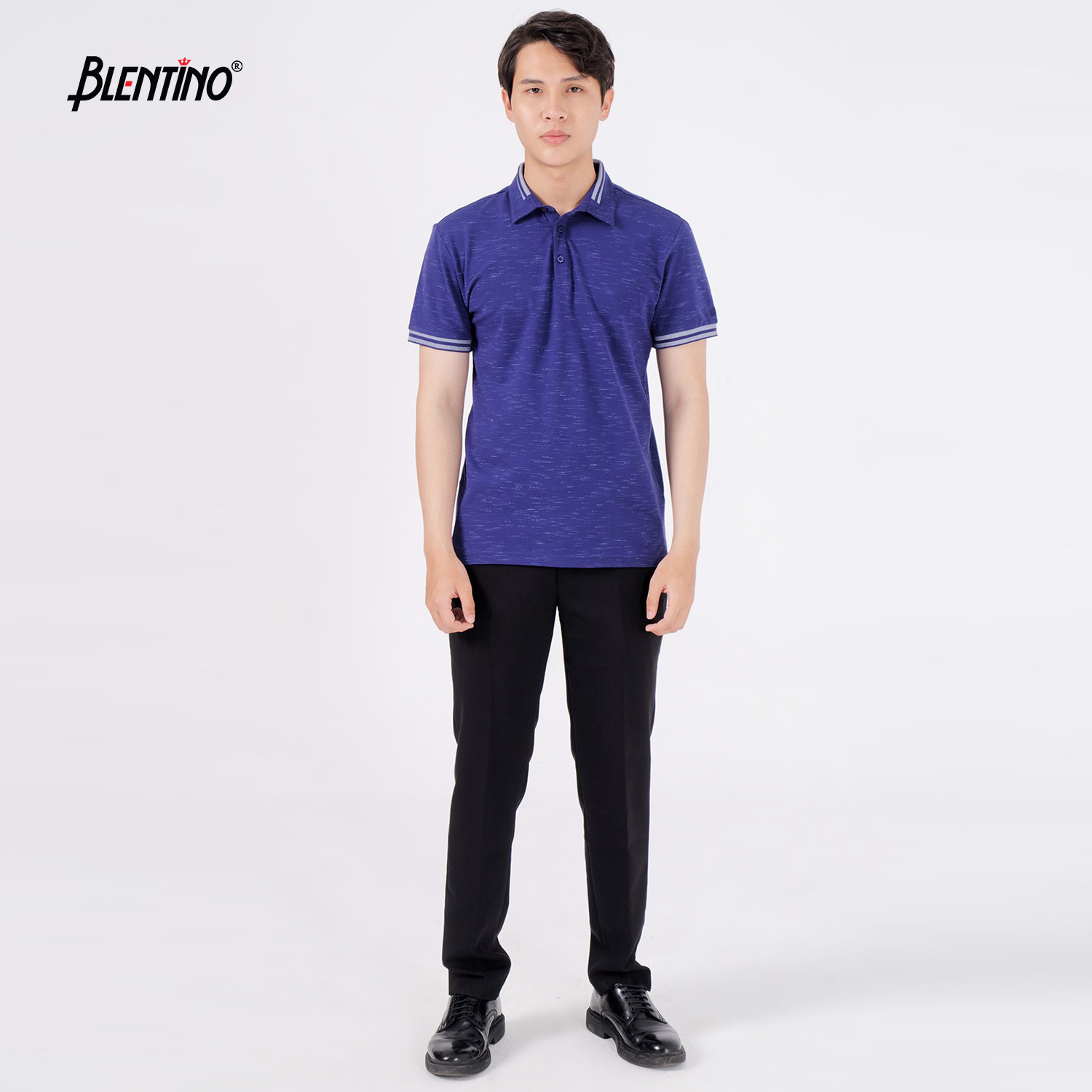 Áo polo nam cotton slup , bo cổ phối cao cấp blentino pl25 bộ sưu tập hè - hàng mới về.