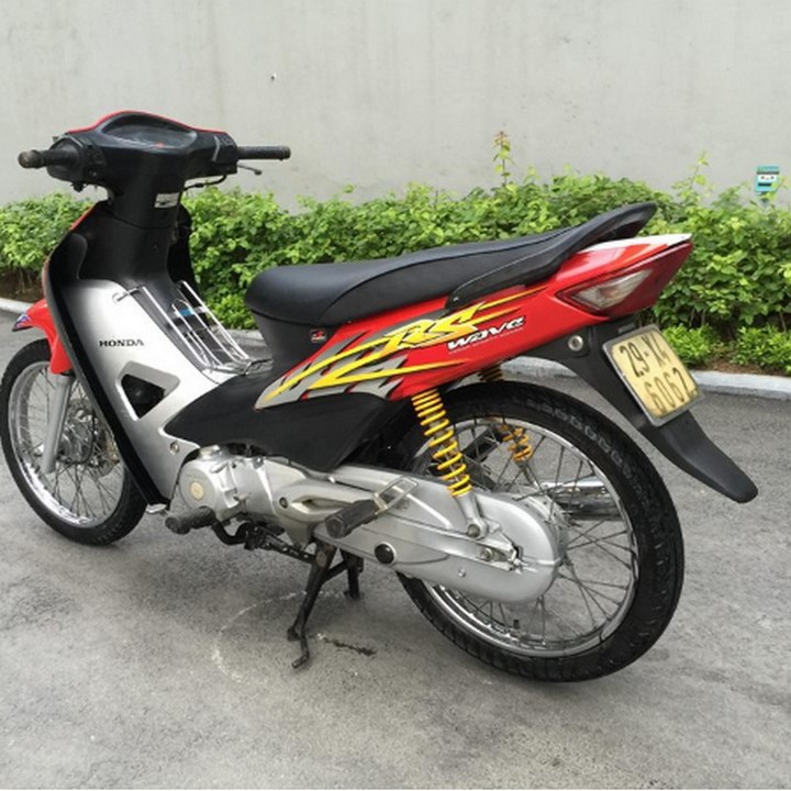 [ CHÁY HÀNG ] Chụp nắp xi nhan  Sau màu trắng Wave RS  Wave alpha S100  đời 2006-2016