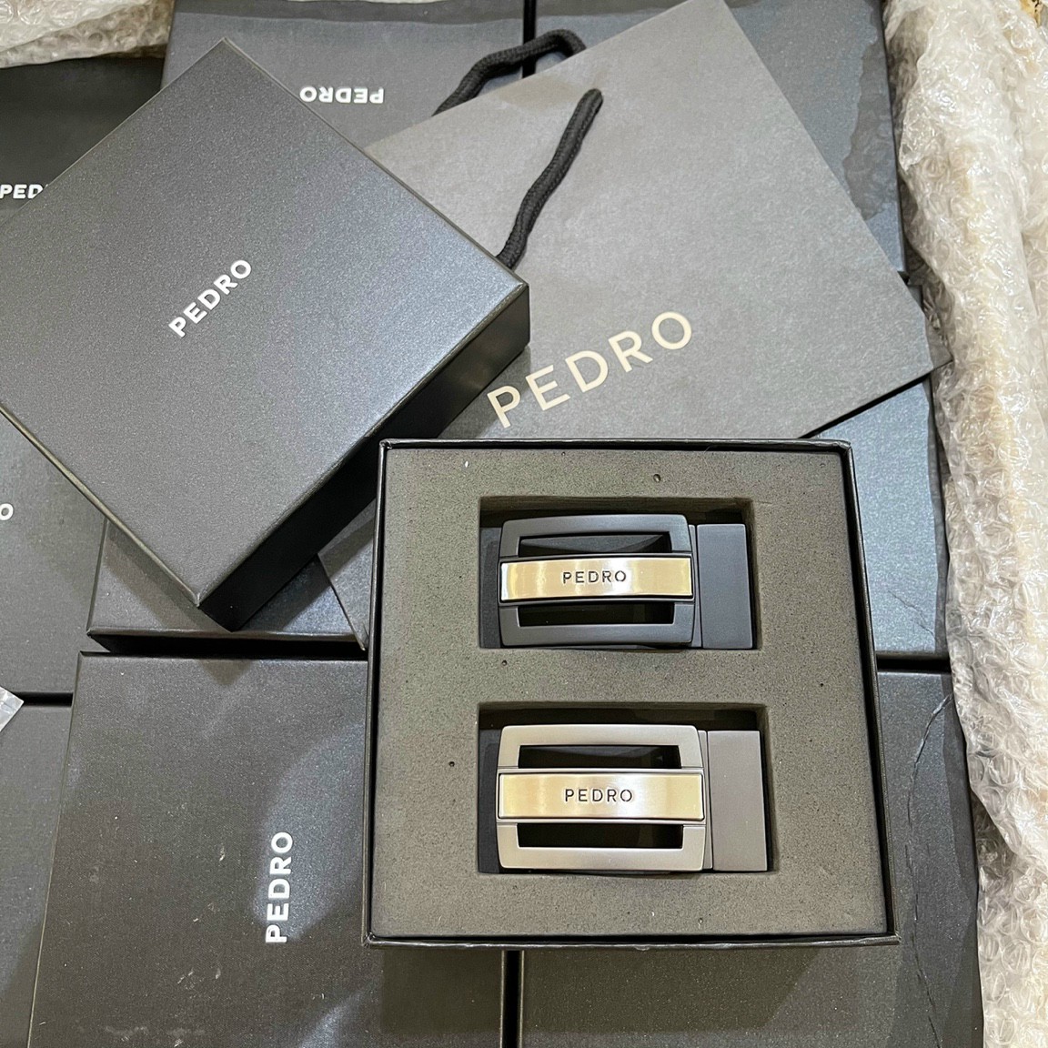 Nịt nam 2 mặt nịt Pedr0 Fullbox + túi giấy hãng