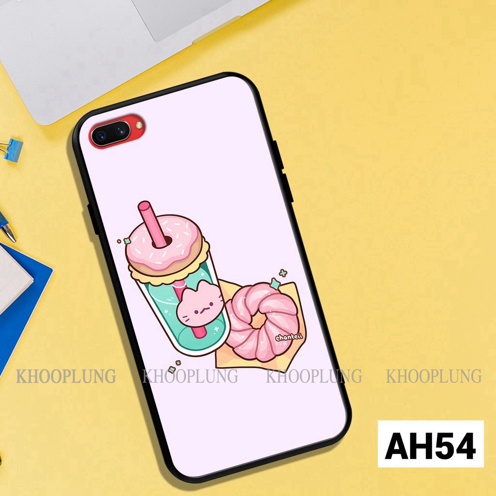 Ốp lưng Oppo A3s - A1K in hình trà sữa dễ thương