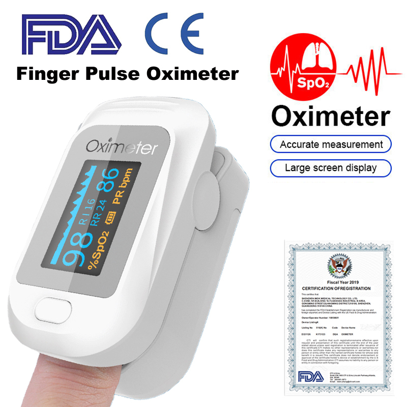 Loyyer Portable Finger Fingertip Pulse Pulse Oximetrys Oximeters Monitor Blood Oxygen Heart Rate Oled Oximetros De Dedo Saturometro Meter Pulse Oximeters Blood Oxygen Monitor Fingertip Rate H2【Shipping Within 24 Hours】【Free Oximeters Bag】