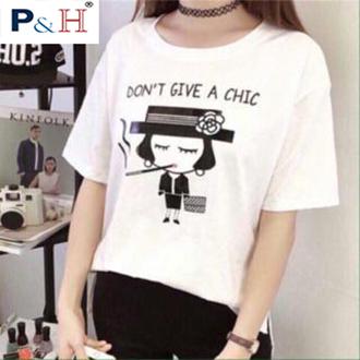 [HCM]ÁO THUN NỮ DONT GIVE A CHIC THỜI TRANG NHIỀU MÀU