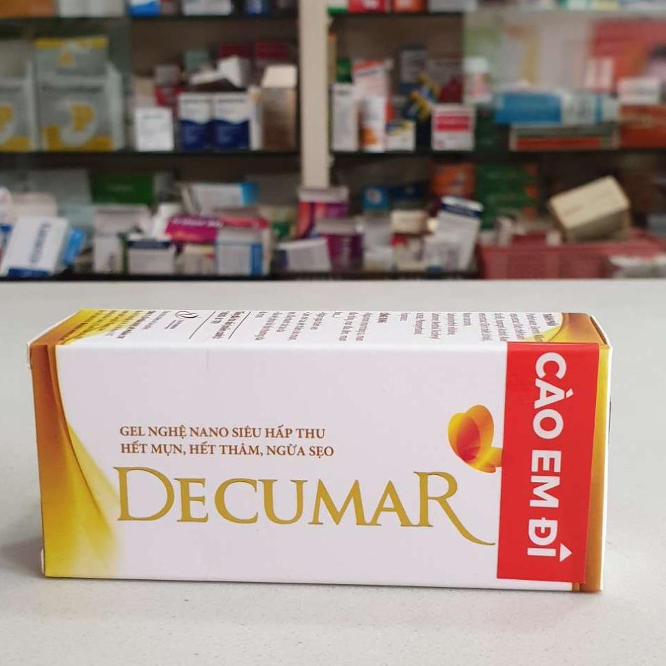 Gel nghệ siêu hấp thu hết mụn, hết thâm, ngừa sẹo Decumar