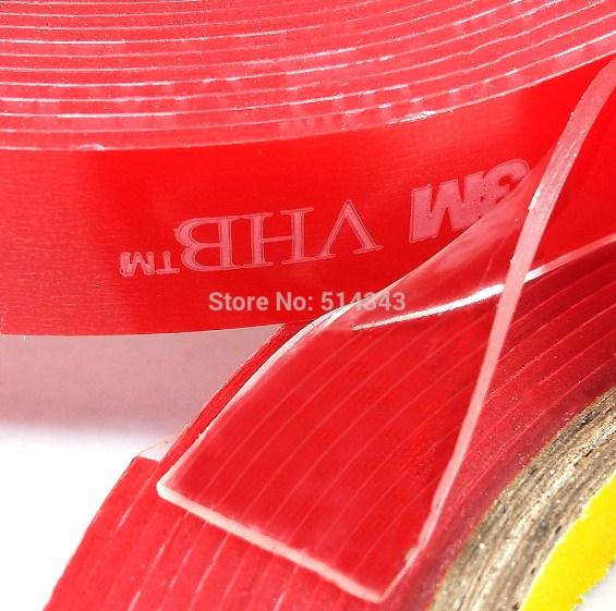 Băng keo 2 mặt 3M VHB 4905 20mmx33m (Đỏ)