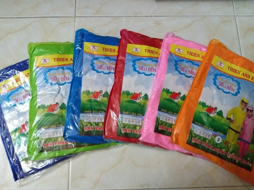 [HCM]Bộ Áo Mưa Cho Bé Trai Bé Gái ( Số 1-5)