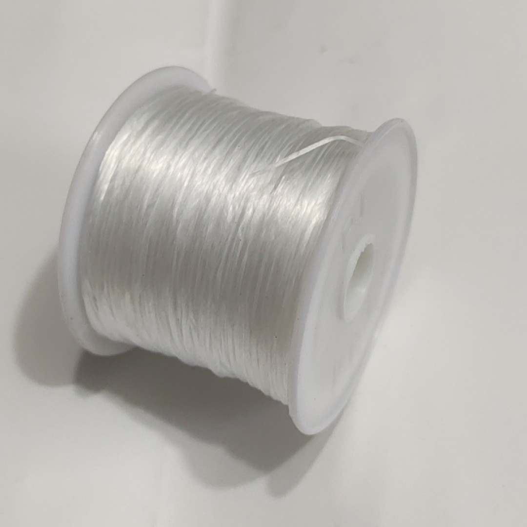Dây thun xỏ chuỗi, xỏ hạt đá quý Elastic (1 cuộn 60m)