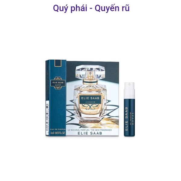 Nước hoa Vial nữ Elie Saab Le Parfum Royal 1ml
