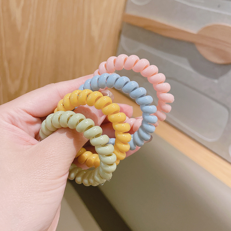 Dây cột tóc lò xo màu pastel