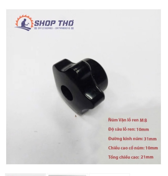 Núm vặn M6, M8, M10  thủng