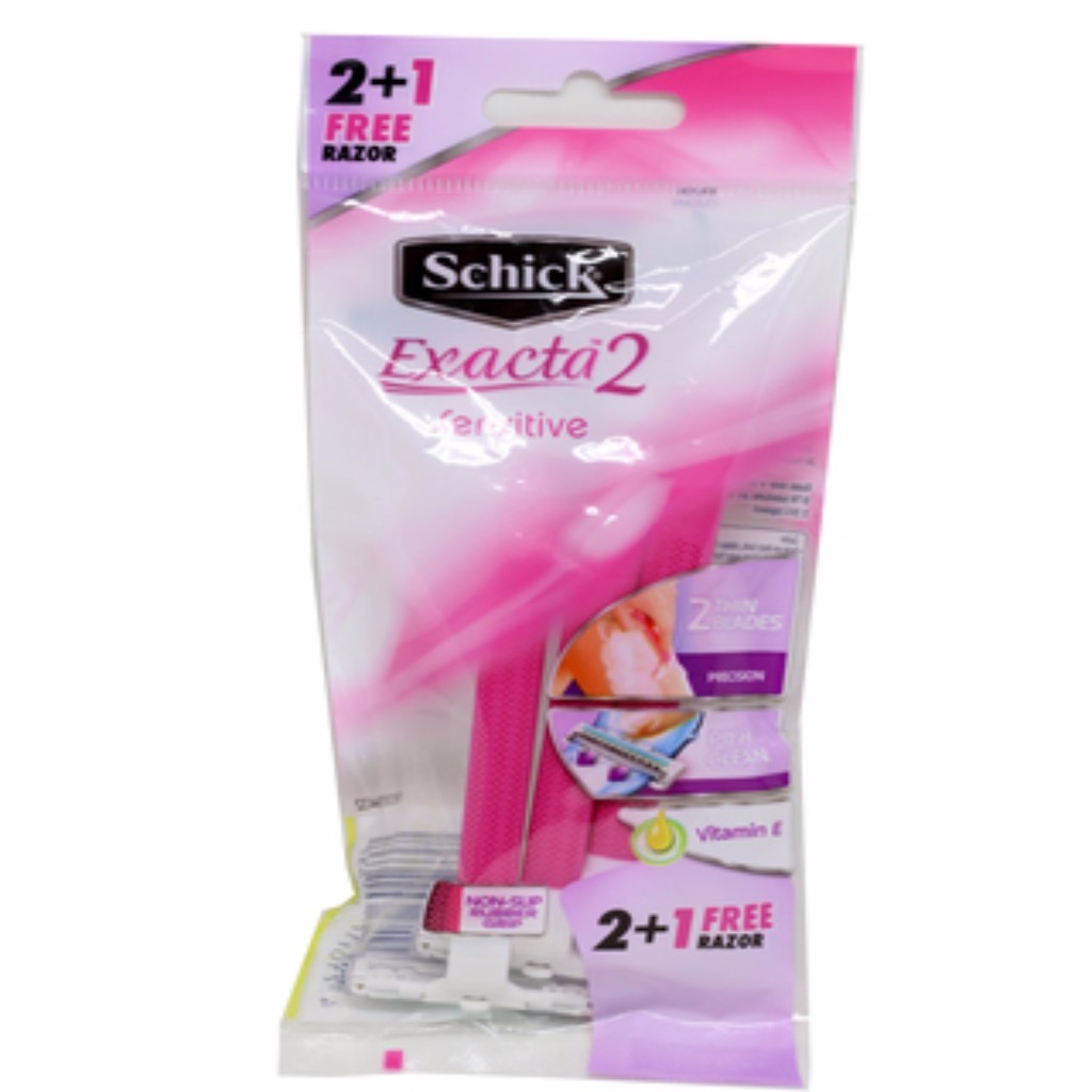 Dao cạo Schick Exacta2 Sensitive - Dao cạo cho nữ Schick COMBO 03 cái ePharmacy Tools