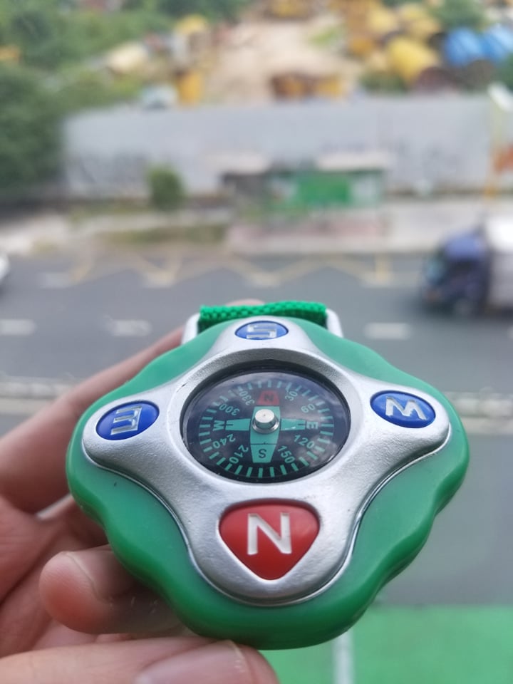 La bàn móc khóa Ryder Camping Compass L3043 - WeTrek