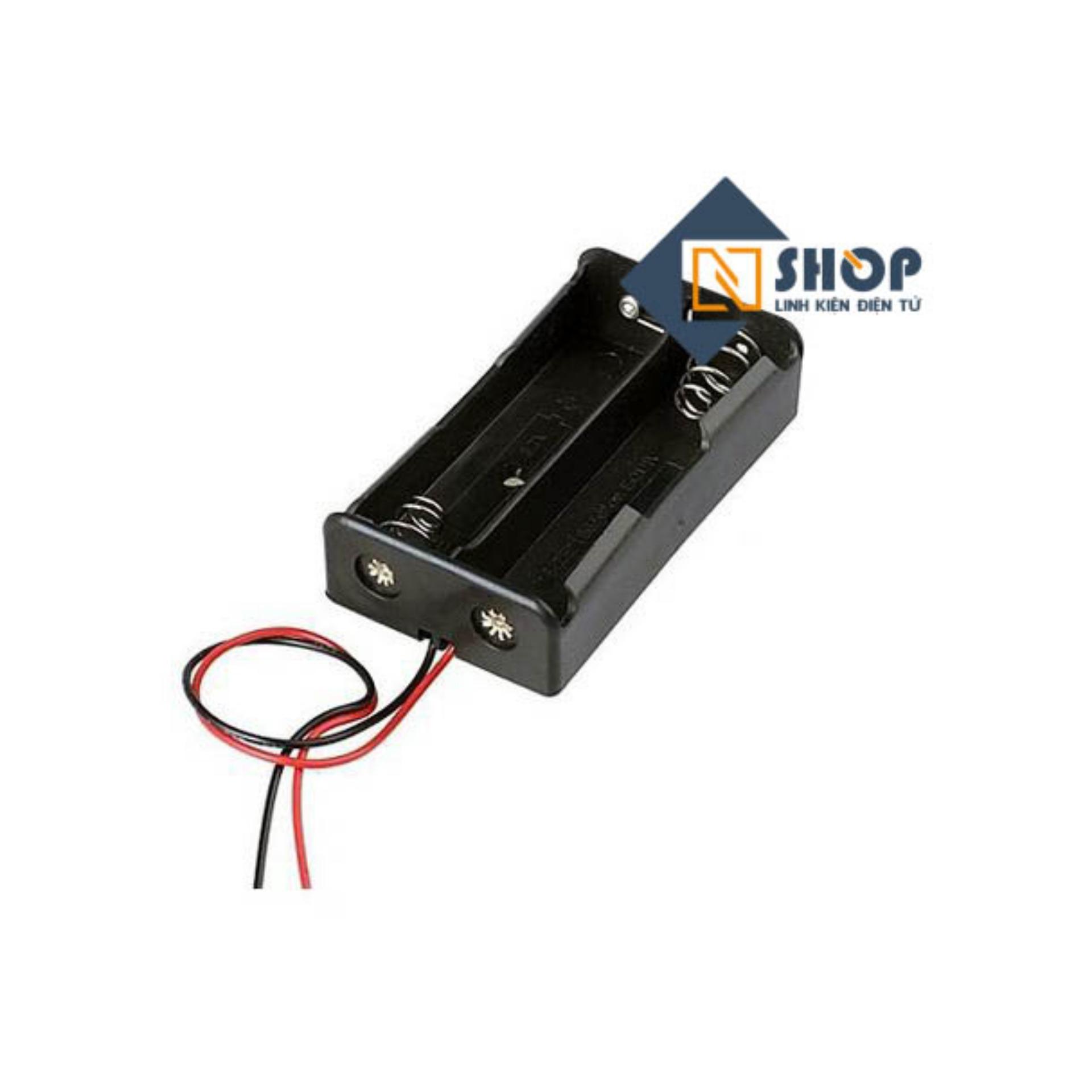 Bộ 2 Hộp đế pin 18650 2 cell