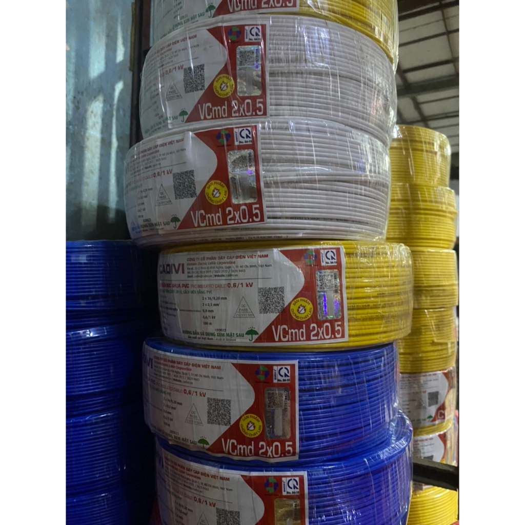 Dây điện đôi Cadivi 2x0.75 ( Cuộn 100m)