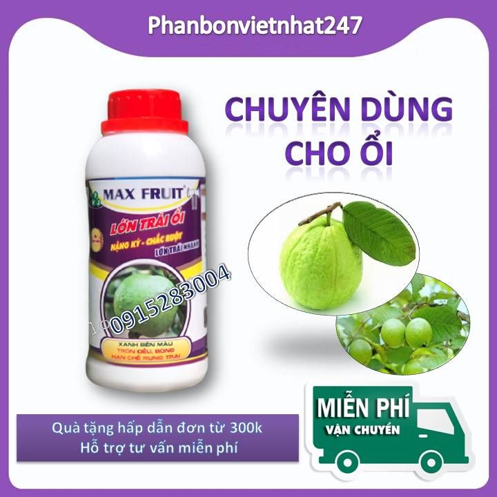 [MUA 5 TẶNG 1] Phân bón Lớn Trái ổi 500ml
