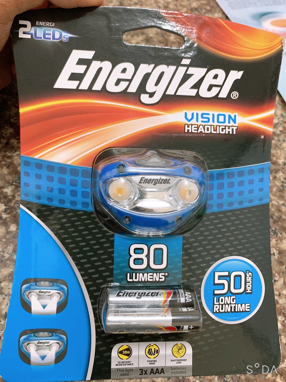 đèn Pin Vision Head Light Energizer
