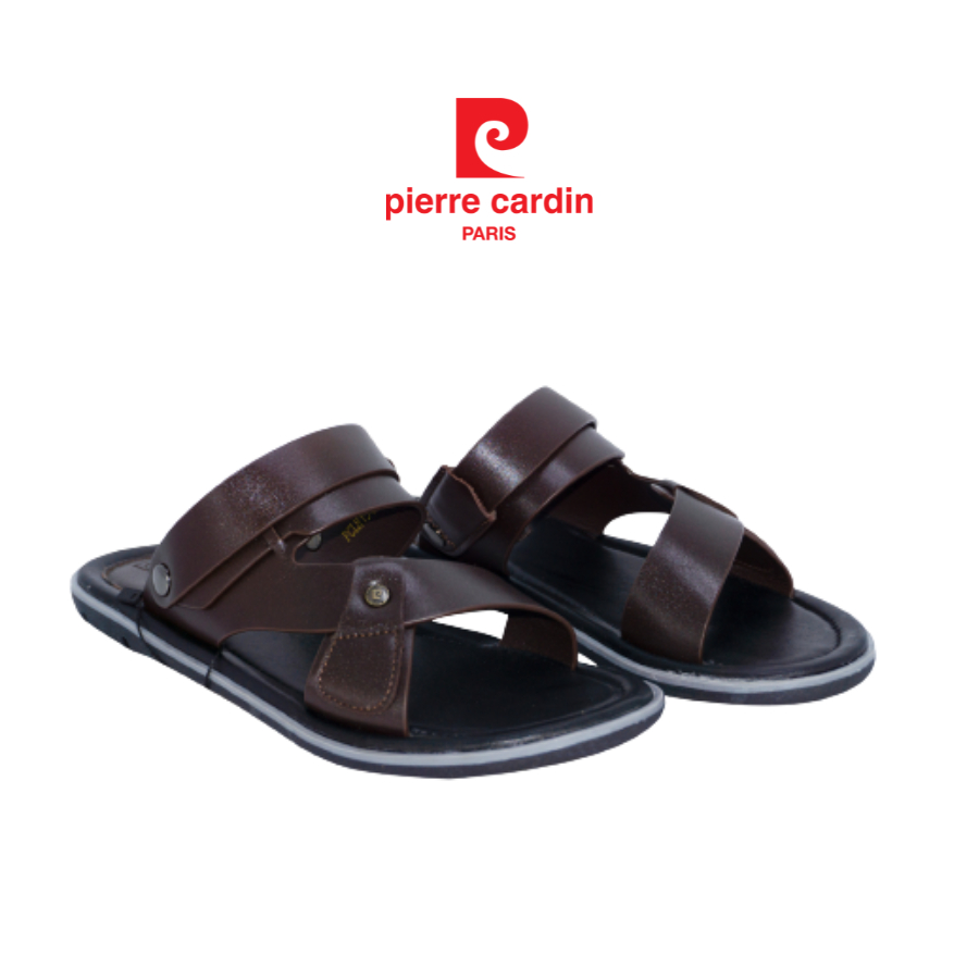 Giày Sandal nam cao cấp Pierre Cardin chất liệu da bò nhập khẩu, đế cao su chống trơn trượt bảo hành 12 tháng - PCMFWL 154