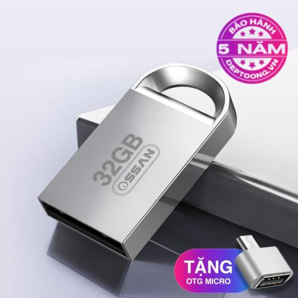 USB siêu nhỏ OSSAN 32GB tặng OTG Micro USB Bảo hành 5 năm