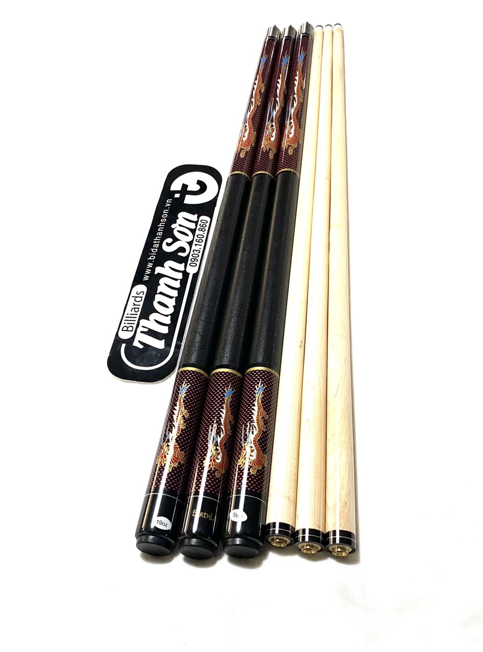 Combo cơ BiDa 3C EARTLITE Phiên bản RỒNG(Đầu cơ Nhật)