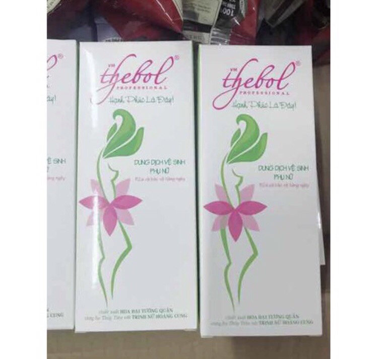 2 chai dung dịch vệ sinh phụ nữ thebol chai 200g