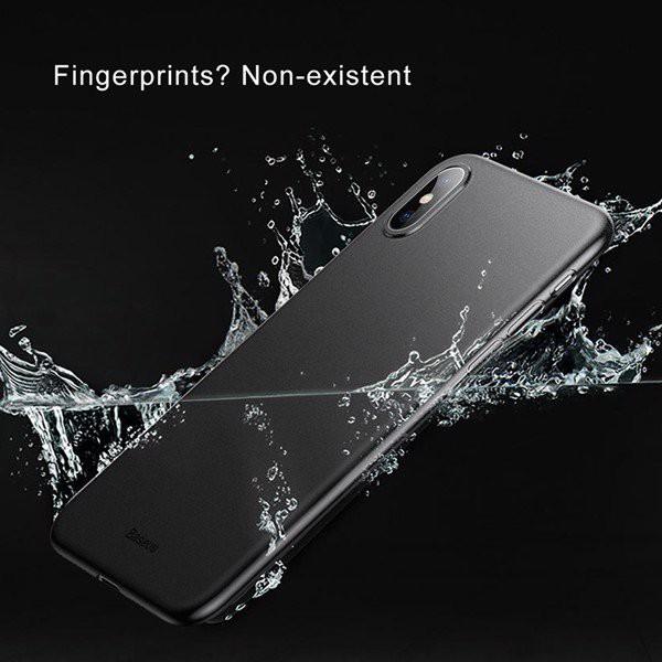 Ốp lưng iPhone XR Siêu mỏng, Chống bám vân tay Baseus 0.45mm Ultra Thin