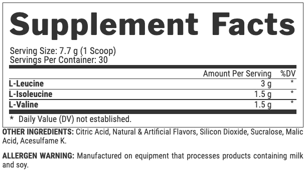 Nutrex BCAA 6000 - Hỗ Trợ Tăng Cơ Bắp & Phục Hồi, 6G BCAA Tỉ Lệ 2:1:1 (30 servings)