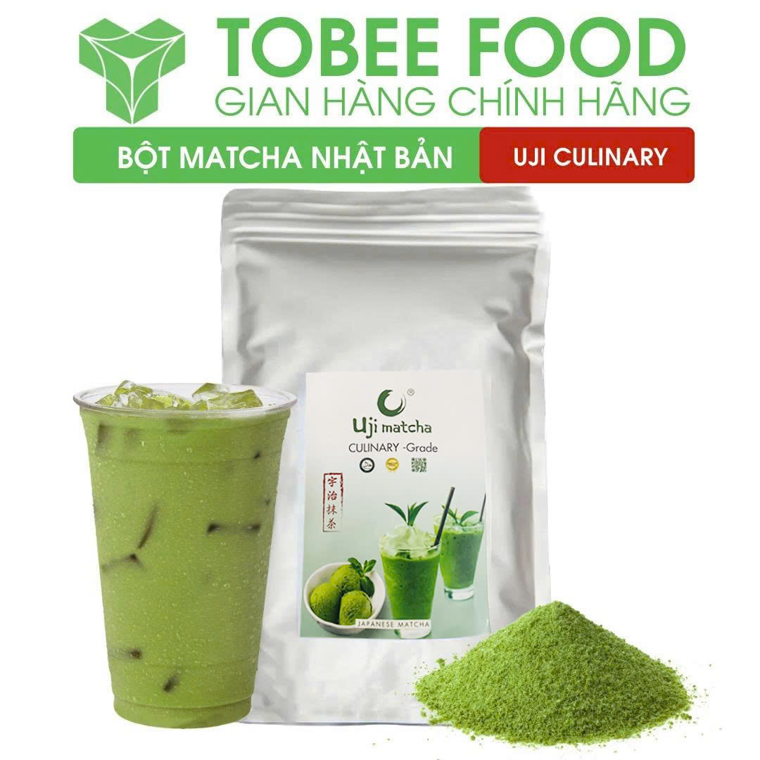 Bột matcha uji nhật 100g - 500g - nguyên chất - tobee food