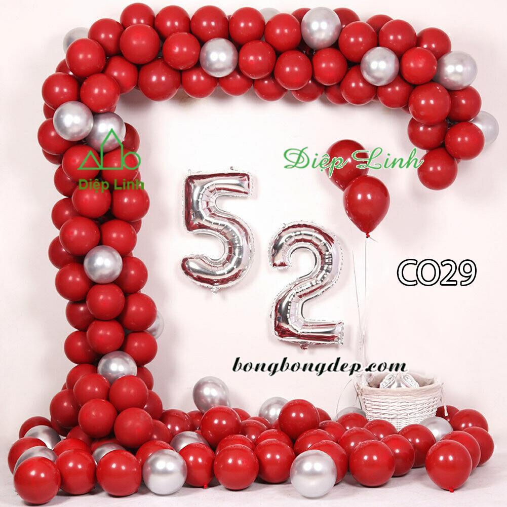 [HCM]Sét bóng trang trí dây kết nối cổng bóng