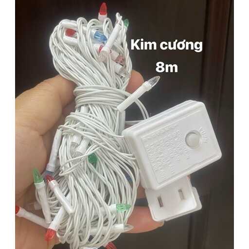 DÂY ĐÈN LED 7 MÀU ĐẦU NHỌN 8M